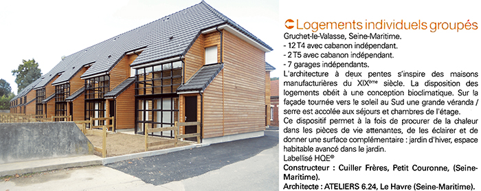 Architecture Durable & Bois - Logements BBC à Gruchet-le-Valasse