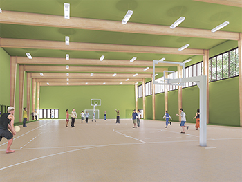 Démolition / reconstruction d'un gymnase - Bernay