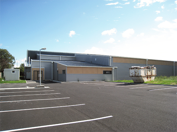 Vue générale du gymnase - Gymnase Descartes, Construction & extension d'une salle multisports