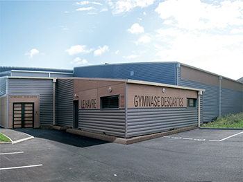 Gymnase Descartes, Construction & extension d'une salle multisports - Le Havre