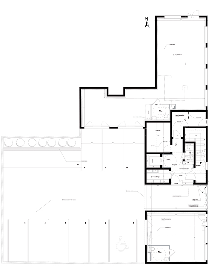 Plan Masse - Résidence La Lison, 10 logements collectifs H&E