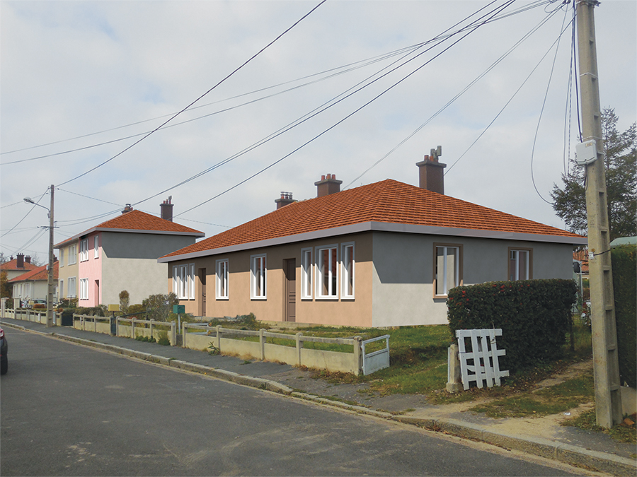 Perspective des réhabilitations - Cité Jardin, Réhabilitation de 35 logements individuels