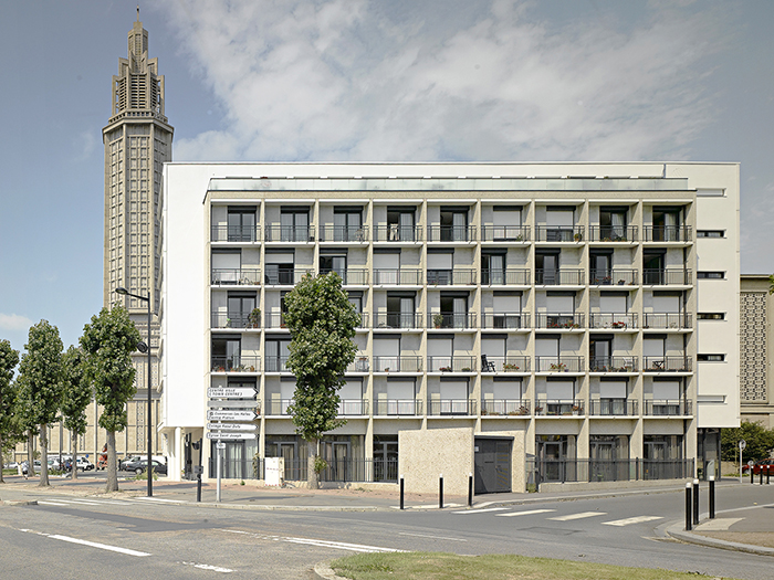 Vue de la façades Sud et des balcons - Résidence senior Les Jardins d'Arcadie